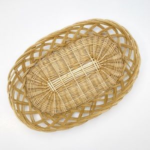 Wicker Basket Tray Oblong